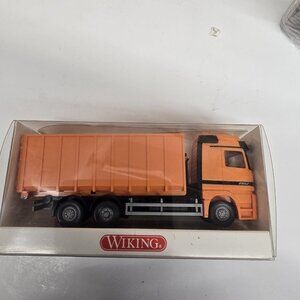 Vintage Wiking 1/87 HO Scale Orange Truck
